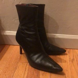 Gorgeous Black High Heeled Booties — Like New!